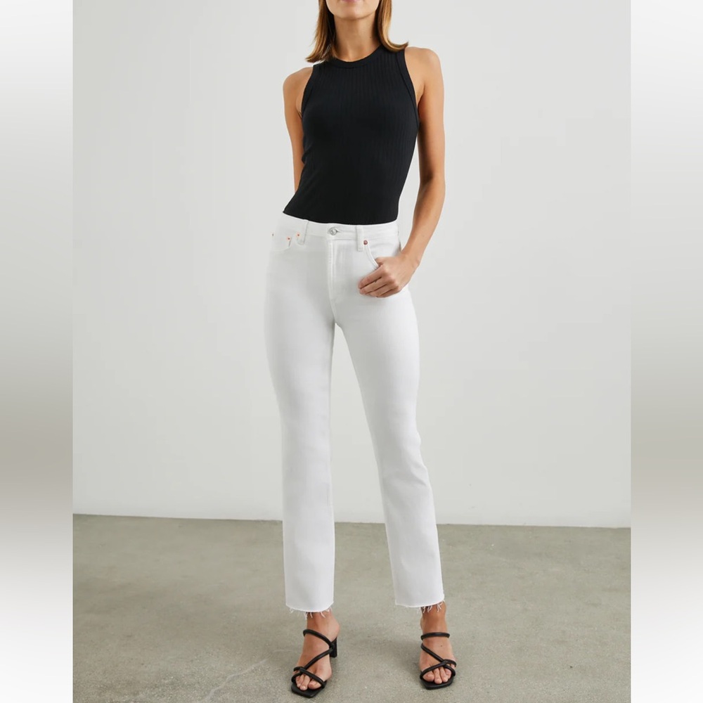 Rails Sunset Crop Jeans- salt white - size 25